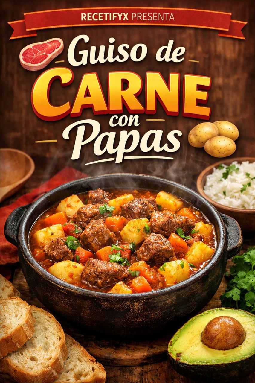 🥩 Guiso de Carne con Papas 🥔